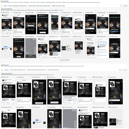 Podcasters Month digital ads